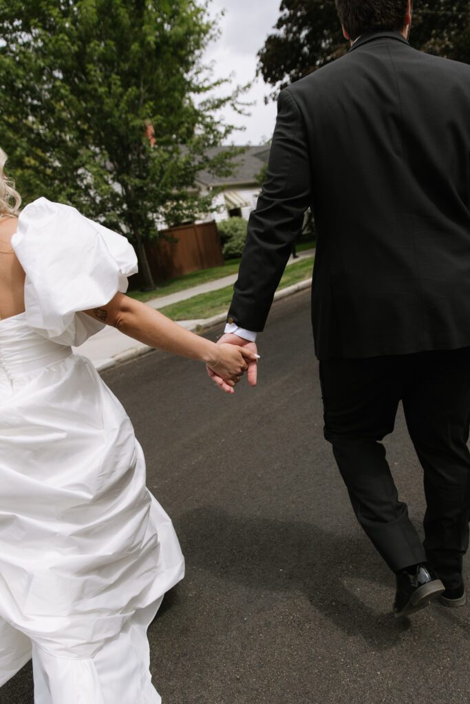 candid bride and groom portraits in Idaho