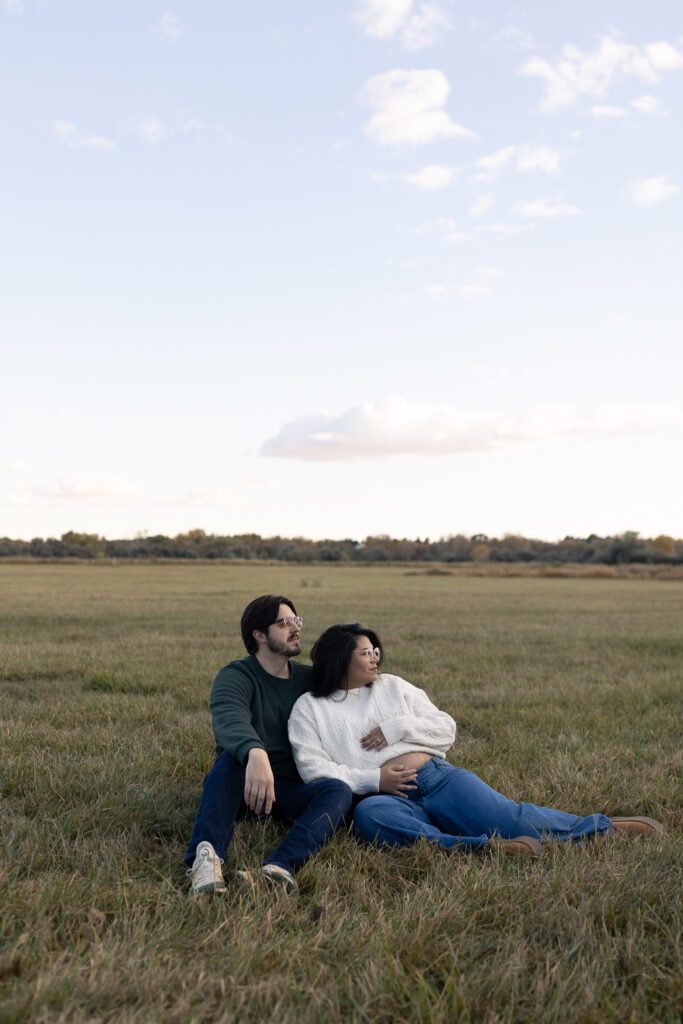 Blue hour maternity photos