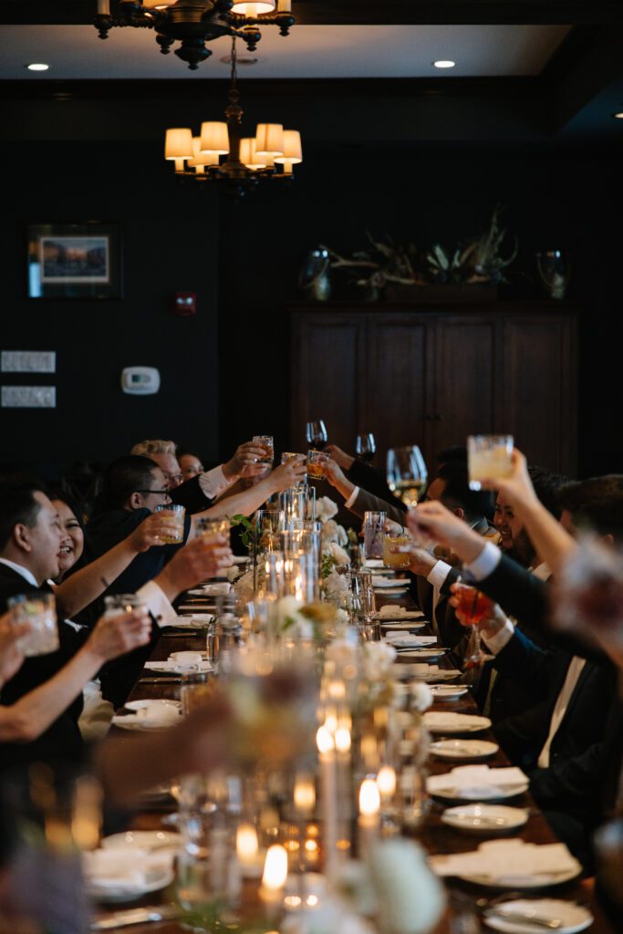 chic modern wedding celebration