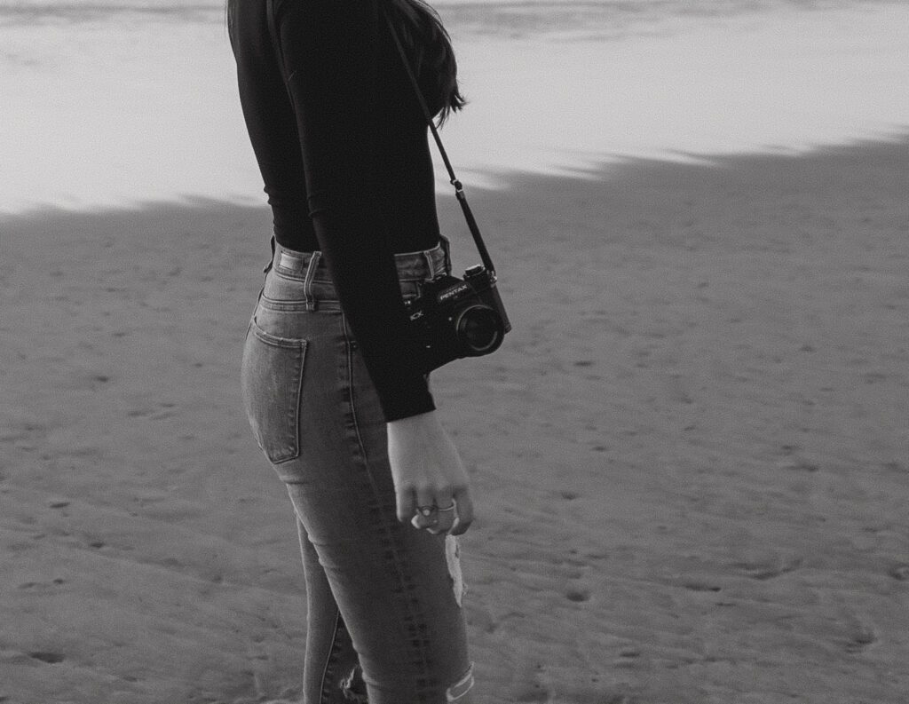 photographer poses for self portrait