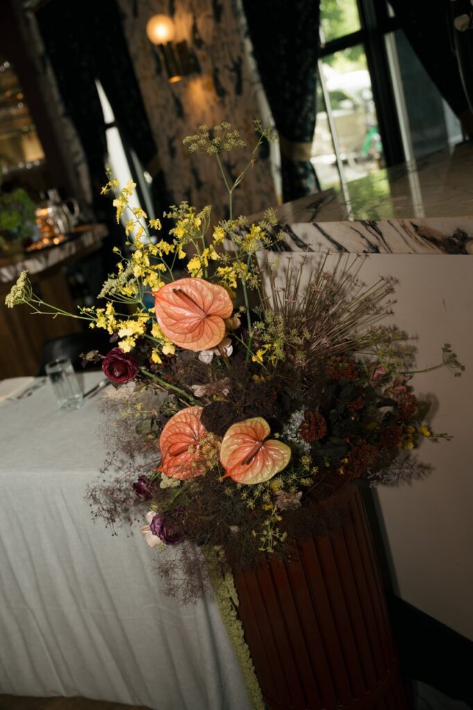 Modern reception space at The Lively wedding venue in downtown Boise.