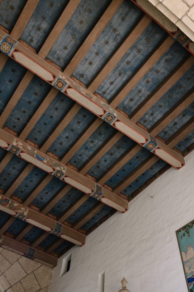 Architectural photos of Santa Barbara Courthouse elopement.