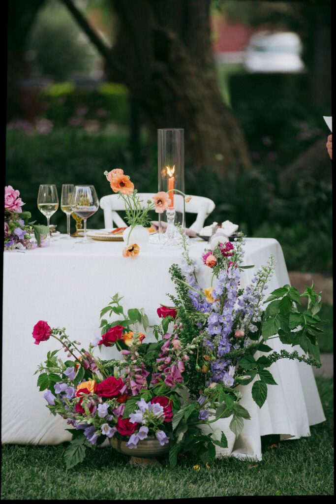 Outdoor reception space at Cline Cellars in Sonoma, California.